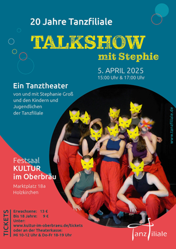 20 Jahre Tanzfiliale - Einladung zur Talkshow mit Stephie