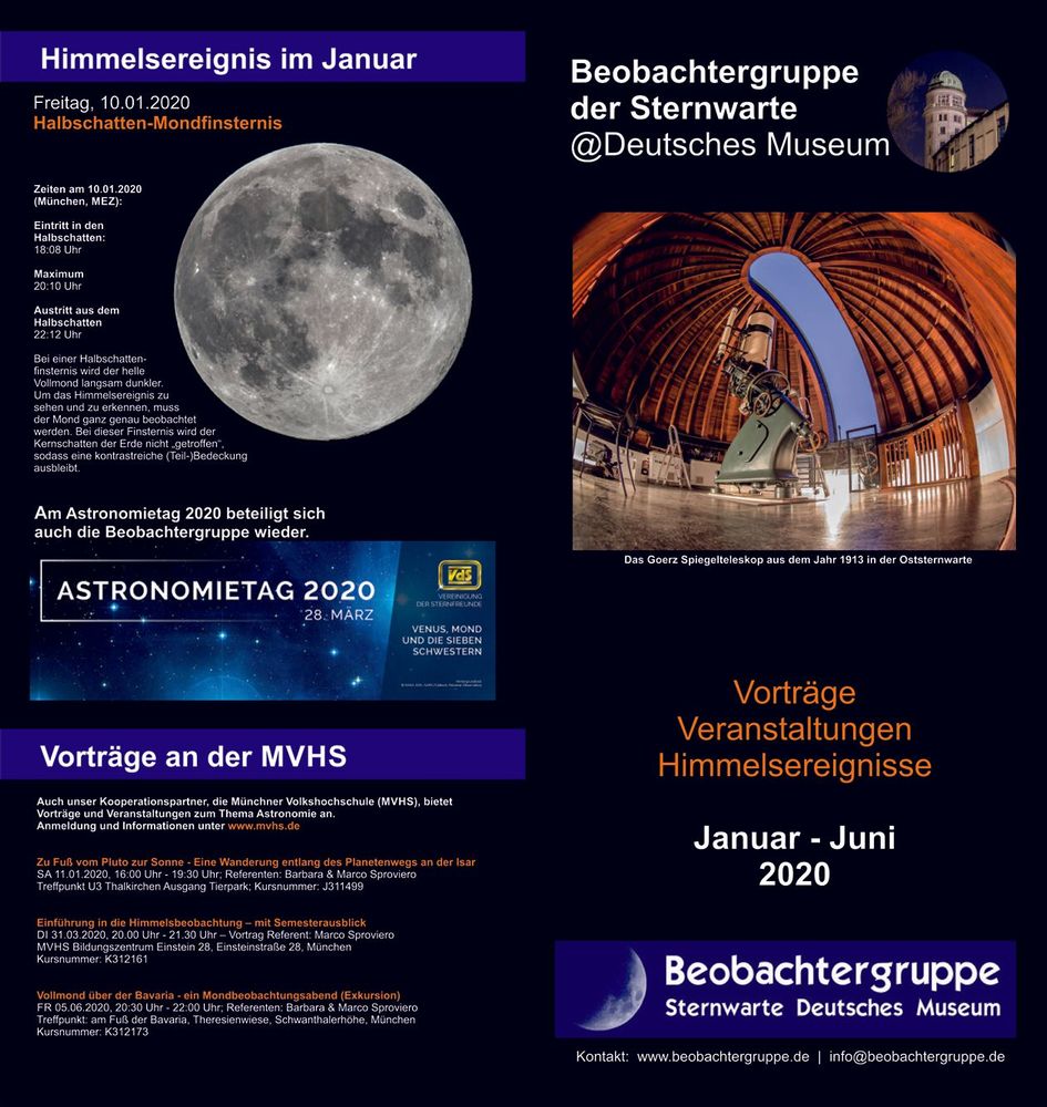 Historisches Teleskop der Ost-Sternwarte des Deutschen Museums live erleben! – Bild 1 von 2