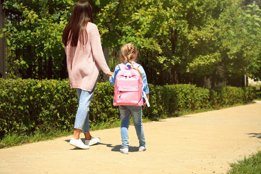 In den Ferien den Schulweg trainieren