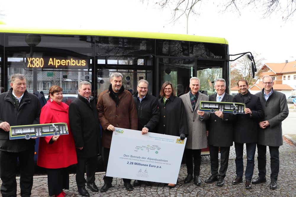 Neuerung im Dezember: Alpenbus verbindet Murnau und Rosenheim