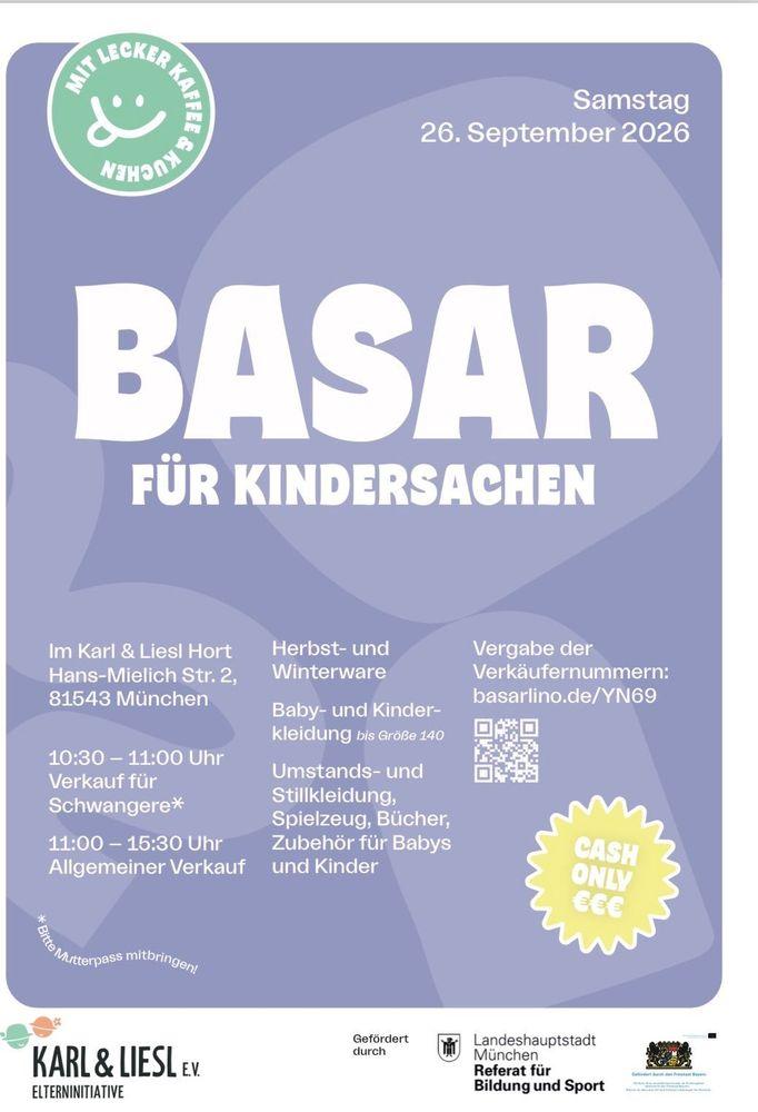 TERMIN-ERGÄNZUNG: Basar für Kindersachen