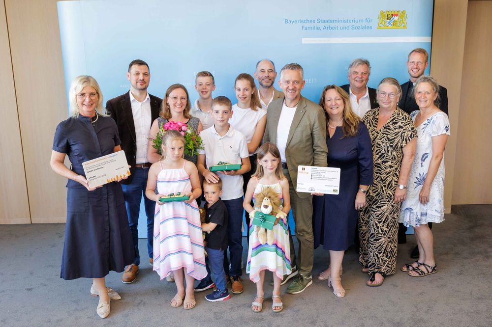 Mehrkindfamilienkarte für Bayern