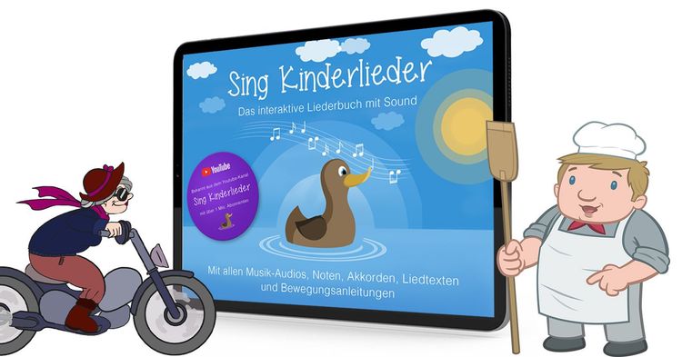 Innovatives digitales Kinderliederbuch