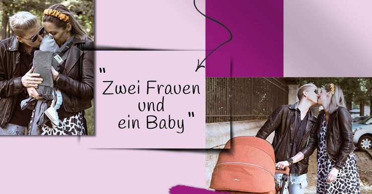 Zwei Frauen und ein Baby