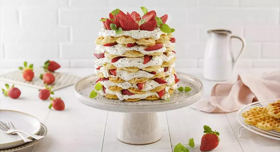 Rezept für eine Waffeltorte