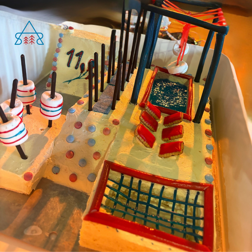 Ninja Warrior Birthday Cake AirStyle - 1