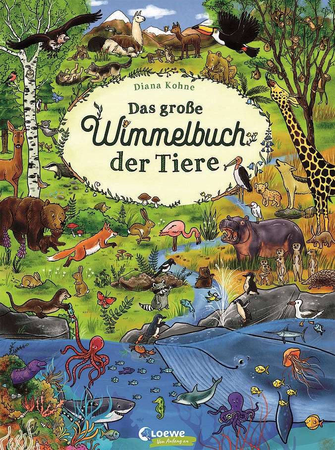 Das große Wimmelbuch der Tiere